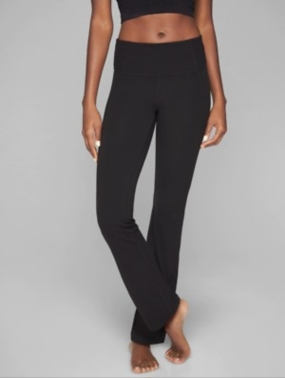Athleta Powervita Straight Leg pant, Size Small, Black